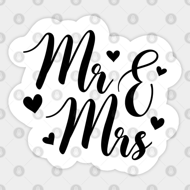 Mr and Mrs Sticker by ChezALi